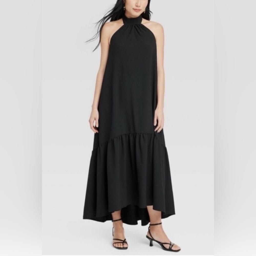 A New Day Black High-Low Dress